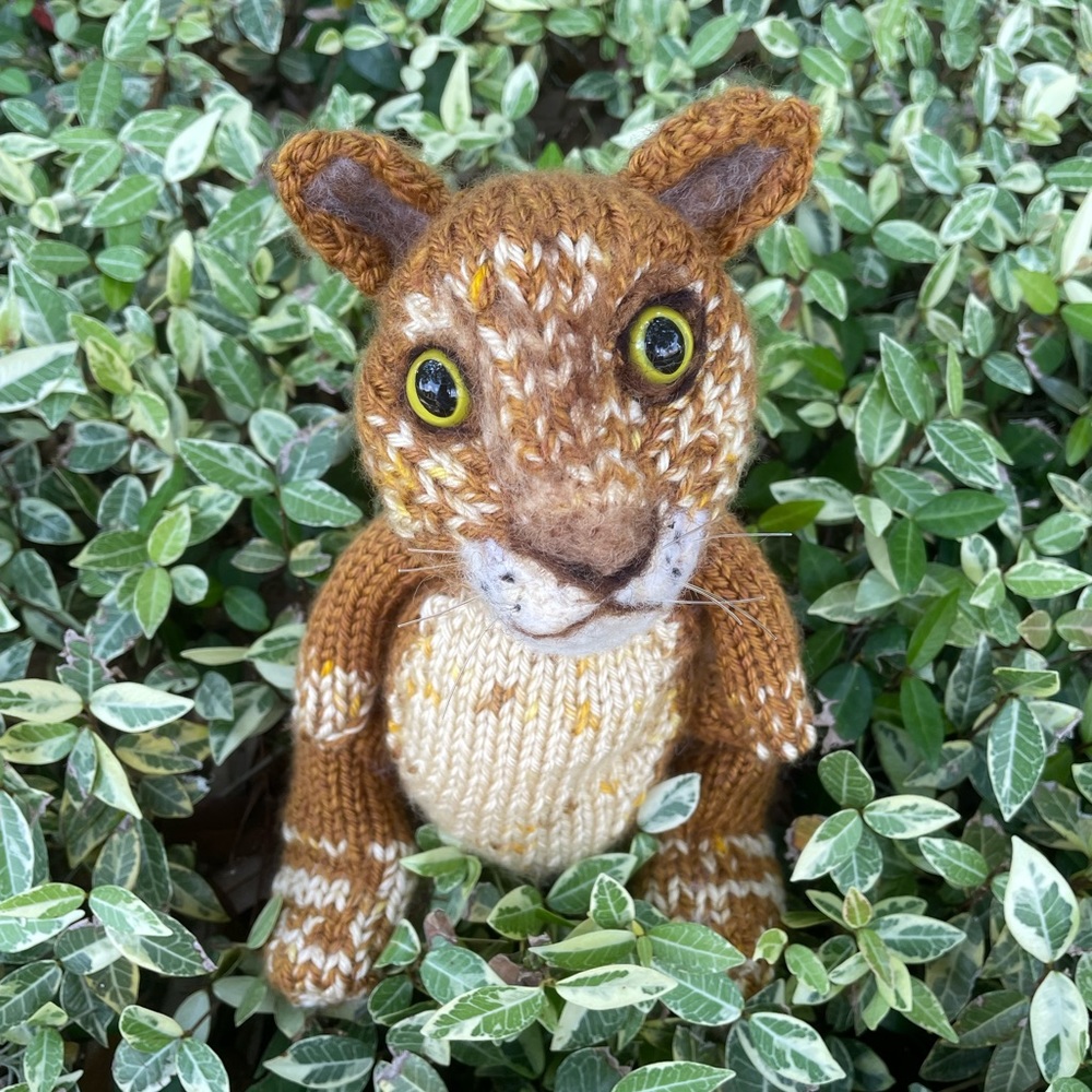 Custom made to order - Hand crafted knit and needle felted cat kitten artisan - Picture 7 of 14